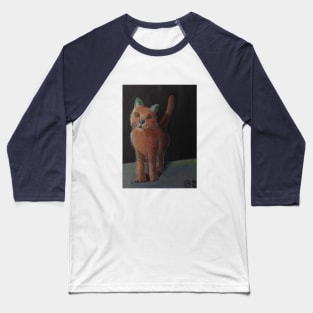 Standing Cat Baseball T-Shirt